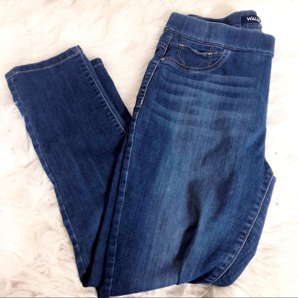 Wallflower Pull On Elastic Skinny Jeans L - Picture 4 of 6